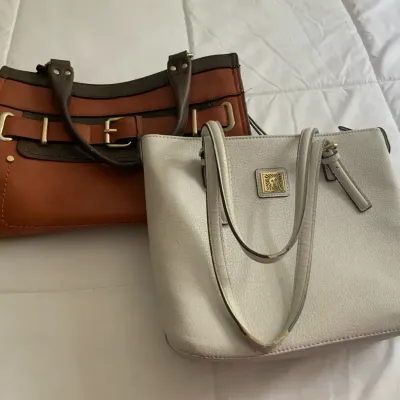 Simply Noelle & Anne Klein Fashion Handbag Tote Purse Lot of 2