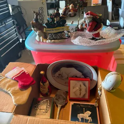 Vintage & Collectible Christmas Décor Assortment – Gorham, Coca-Cola, Santa & Holiday Keepsakes