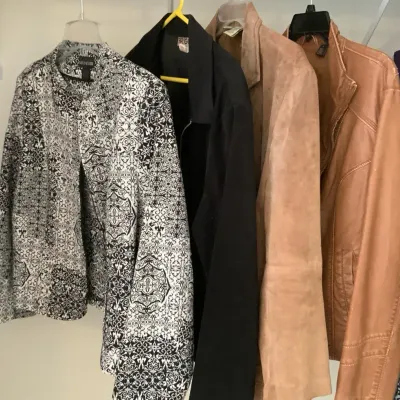 Women’s Jackets & Tops | Briggs, St. John’s Bay, Faux Leather & Faux Suede | Sizes S-XL