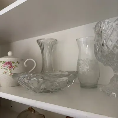 Decorative Glassware & Floral Teapot Collection