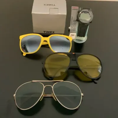 Timex Expedition Watch w/ Sunglasses & Night Driving Glasses