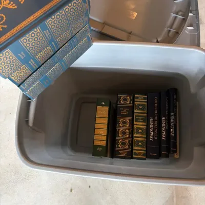 Classic Literature & Decorative Hardcover Book Collection