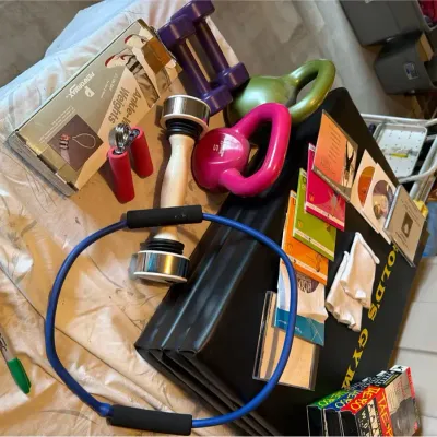 Gold’s Gym Exercise Equipment & Fitness DVD Collection