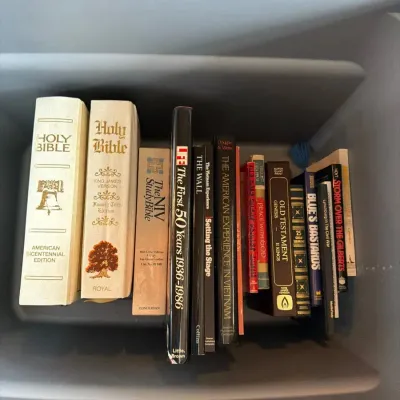 Religious, History & Reference Book Collection – Bibles, Vietnam & Local Interest