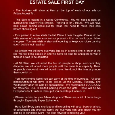 Estate sale photo