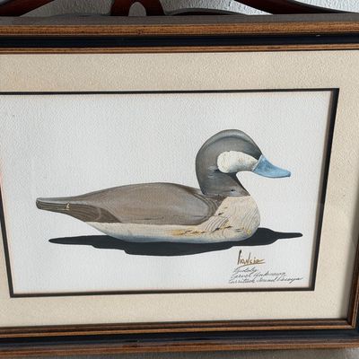 Signed Waterfowl Print Carmelo Ciancio Framed