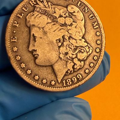 TWO Morgan Silver Dollars 1878-S 1899-O