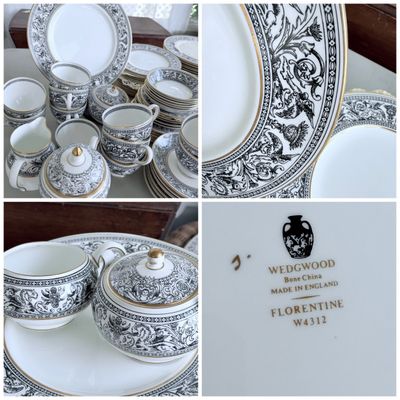 Wedgwood China Setting For 14 Florentine Pattern