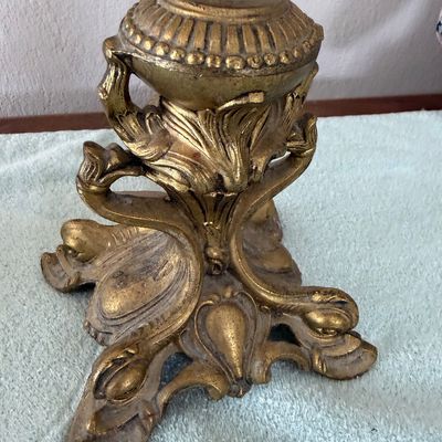 Vintage Table Lamp & Vanity Mirror