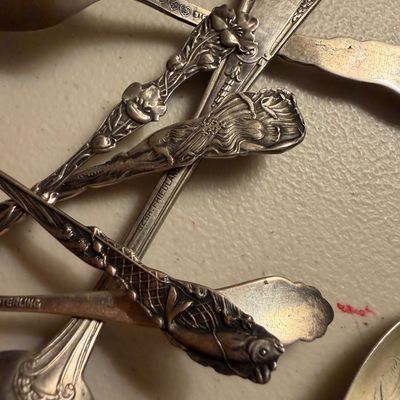 Silver & Silver Plate Spoon Collection
