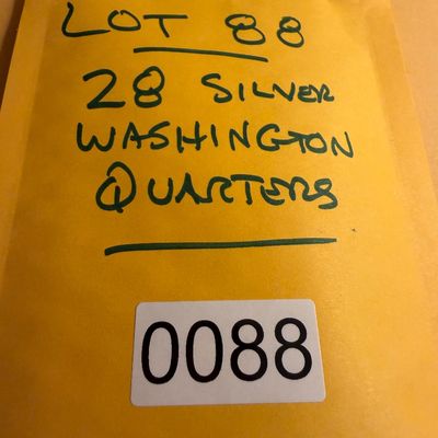 28 Coins - All Silver Years Washington Quarters