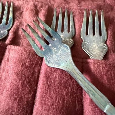 Antique German Silver Plate Alex Katsch Flatware