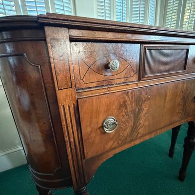Antique-Style Mahogany Sideboard or Buffet