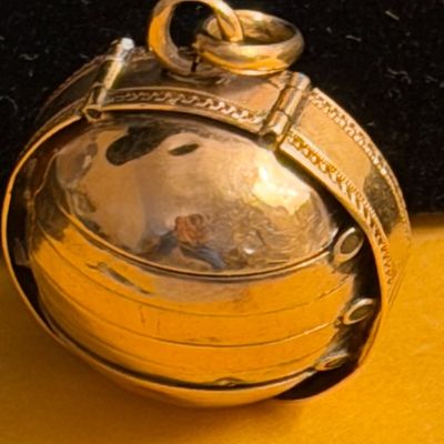 Masonic Orb Pendant Foldout Locket