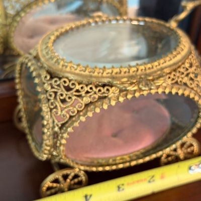 Assorted Vintage Lot - Transparent Jewelry Cases