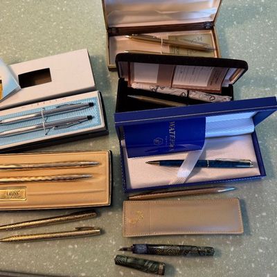 Vintage Pens Lot Waterman Cross Schaefer +