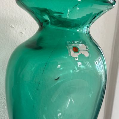 TWO Blenko Glass Pieces