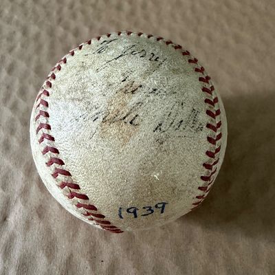 1939 Signed Baseball