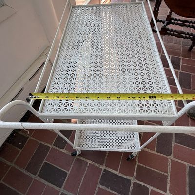 Vintage Metal Tea Cart