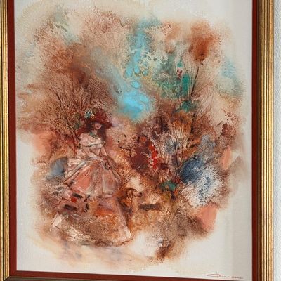 Signed Oil On Canvas