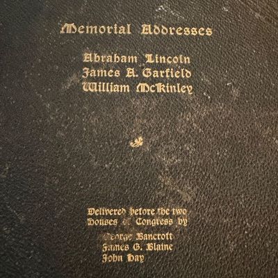 Antique Bound Hardback - Abraham Lincoln Memorial Addresses