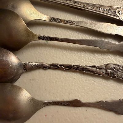 Silver & Silver Plate Spoon Collection