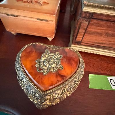Vintage Music Boxes / Trinket Boxes Lot