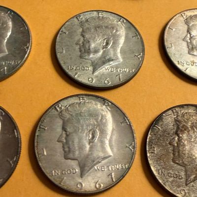 Kennedy Half Dollars Lot 40% & 90% Silver Coins