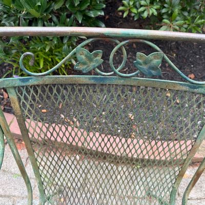 Wrought Iron Garden Chairs (2)