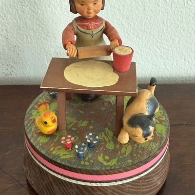 THREE Vintage European Music Boxes