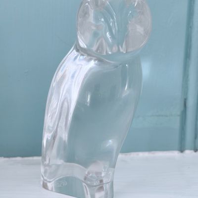 Baccarat Glass Owl