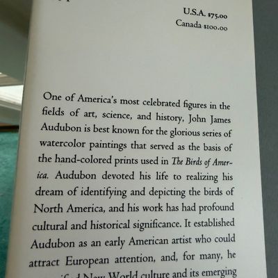 TWO Large Hardback Books - Birds Audubon
