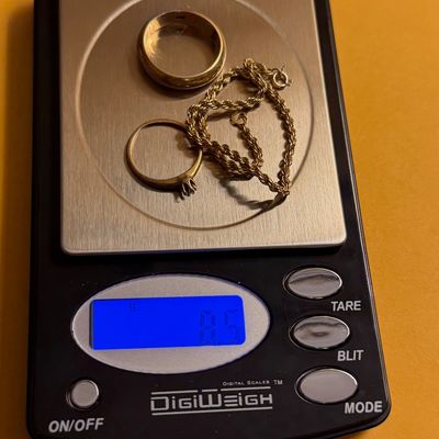 14k Gold Estate Jewelry Lot - Bracelet & Rings