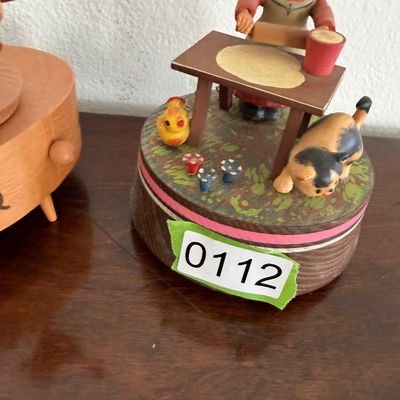 THREE Vintage European Music Boxes