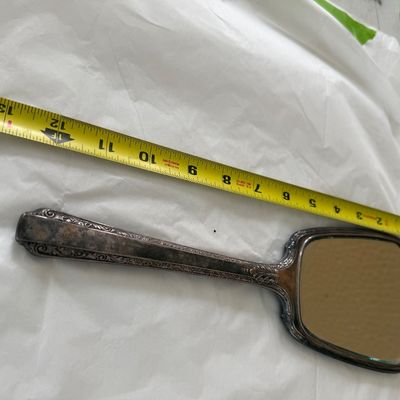 Antique Handheld Vanity Mirror