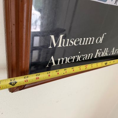 Vintage Exhibition Framed Poster- Museum of American Folk Art