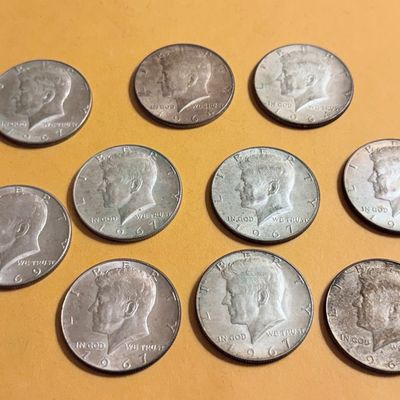 Kennedy Half Dollars Lot 40% & 90% Silver Coins