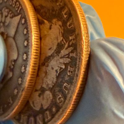 TWO Morgan Silver Dollars 1878-S 1899-O