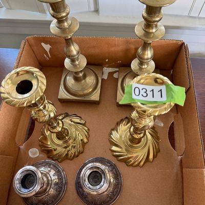 Vintage Candle/ Candlestick Holders