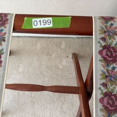 Vintage Scheibe Wooden Folding Luggage Rack