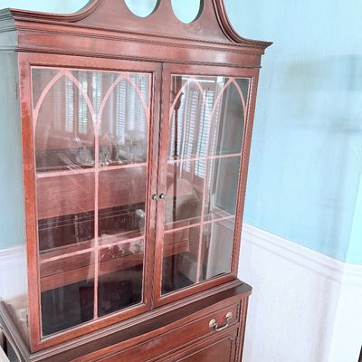 Mahogany China Cabinet
