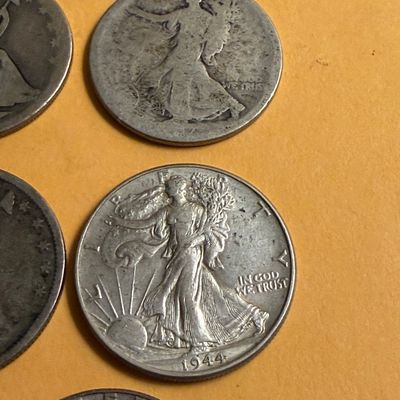 Antique Silver Coins Lot - Liberty Halves V Nickel Dimes
