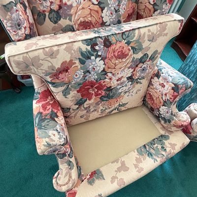 PAIR High Back Queen Anne’s Chairs
