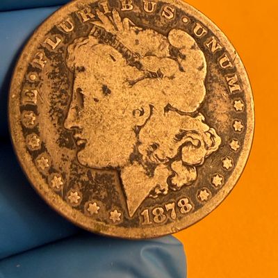 TWO Morgan Silver Dollars 1878-S 1899-O
