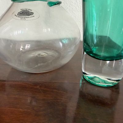 TWO Blenko Glass Pieces