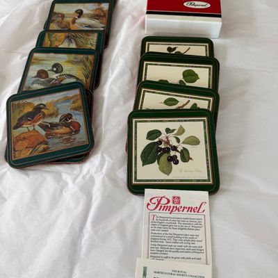 Pimpernel Royal Horticultural Society - Hooker Fruits Coasters