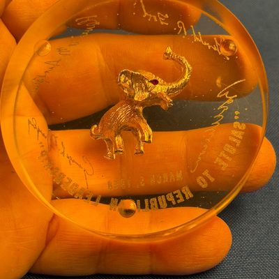 1968 Encased Republican Elephant