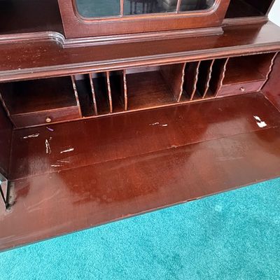 Antique Mahogany Secretary Writing Desk