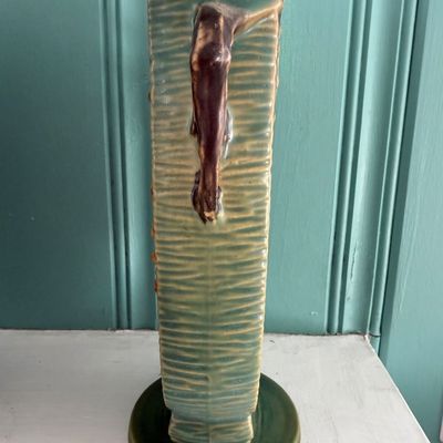 Tall Roseville Vase