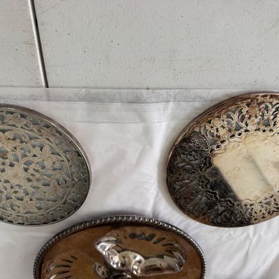 Vintage Silver Plated Serving Pieces & Trivets